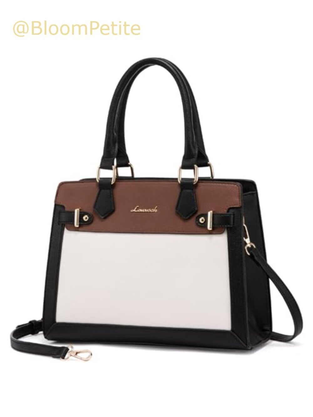 PU Leather Satchel Tote Shoulder Bag Multi-Purpose Purse